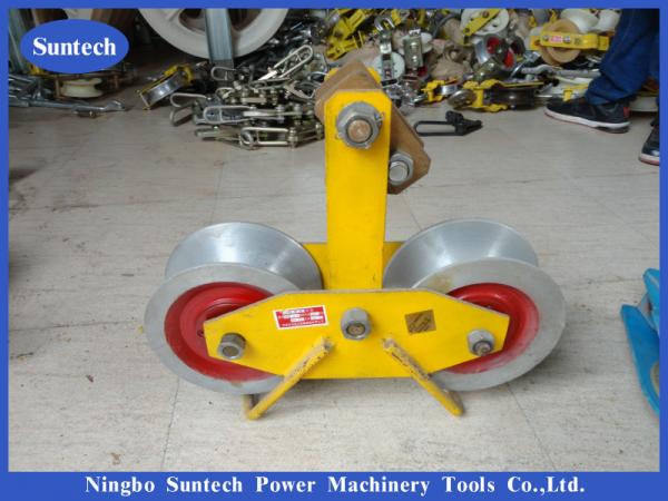 50KN 2.5 Tandem Aluminum Nylon Sheave Stringing Blocks