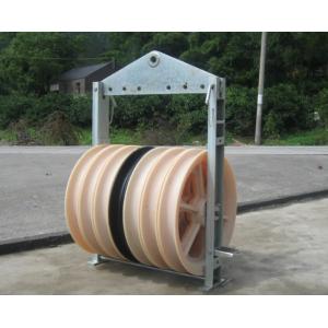  China 660mm Large Diameter Nylon Sheaves Bundled Wire Conductor Pulley Stringing Block supplier