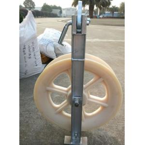 660mm MC Nylon Overhead Line Cable Conductor Stringing Blocks Pulley