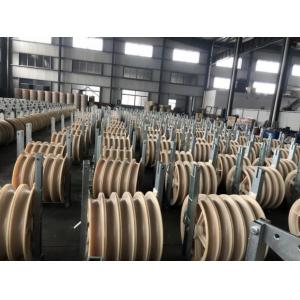 660mm Nylon Rollers Conductor Stringing Blocks For Overhead Bundled Cable
