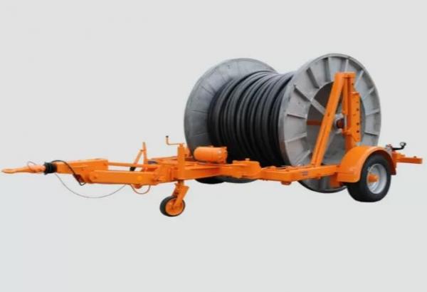 80KN Hydraulic Underground Cable Installation Equipment Wire Reel Trailer