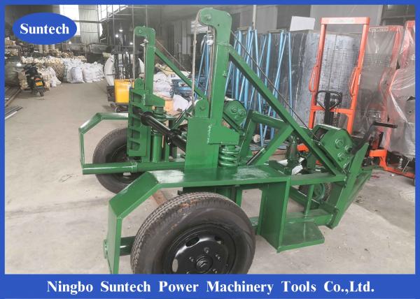  China 80KN Hydraulic Wire Reel Trailer For Underground Cable Installation supplier