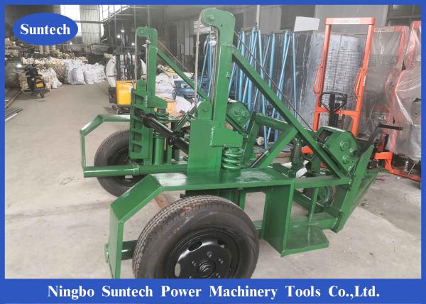 80KN Hydraulic Wire Reel Trailer For Underground Cable Installation
