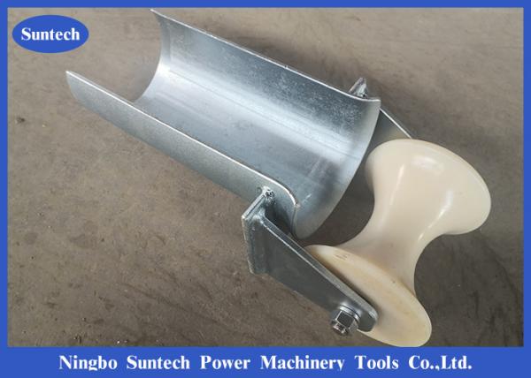 80mm Bell Mouth Type Cable Reel Roller With Nylon Wheel