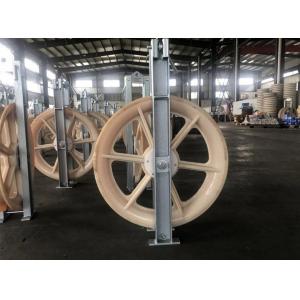  China 822mm MC Nylon Sheaves Conductor Stringing Blocks Transmission Line Construction supplier