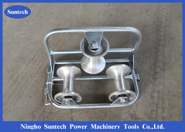 Aluminum Rollers Stringing 200mm Heavy Duty Cable Rollers