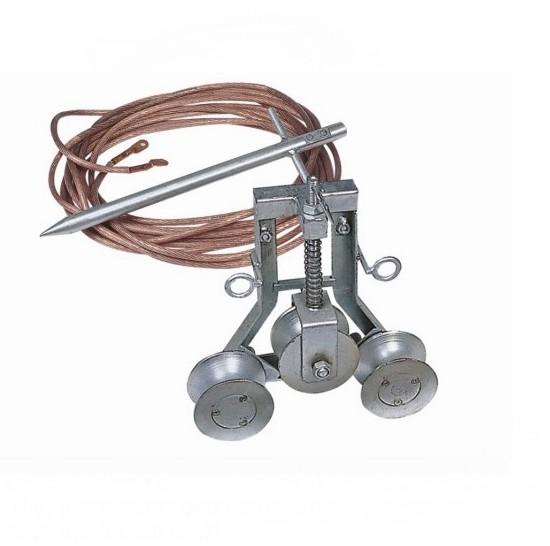 Aluminum Wire Cable Pulley 40mm Conductor Stringing Blocks