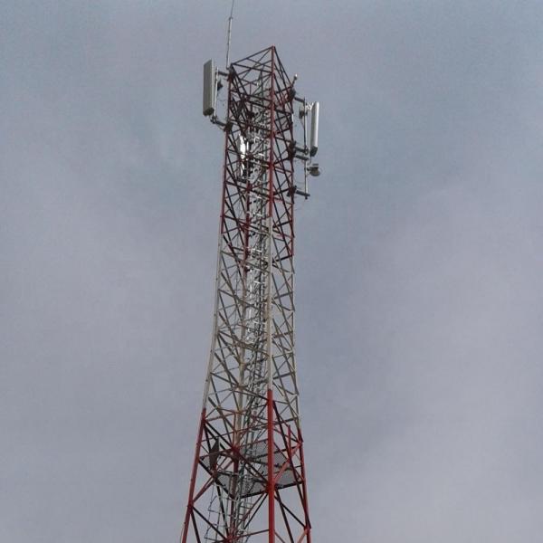 Angular 4 Leg 100M Telecom Steel Tower Pole Electricity Angle