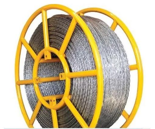  China Anti Twist Dia 18mm 12 Strands Braided Steel Wire Pilot Rope supplier