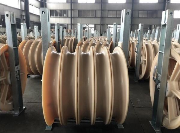  China Bundled Three Nylon Wheel Conductor Stringing Blocks For Transmission Line supplier