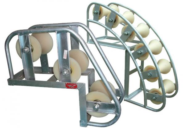  China C Series SHL150C Three Rollers Wire String Tools Cable Pulling Pulley Roller supplier