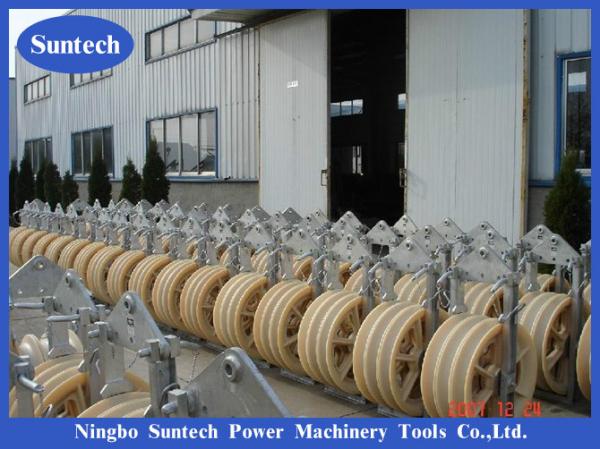  China CE ISO SHDN ACSR Transmission Line Stringing Pulley Conductor Stringing Blocks supplier