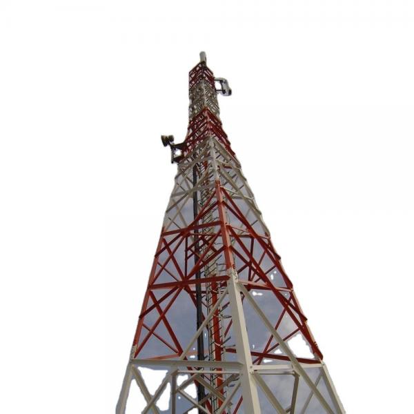  China Circle Telecommunication Steel Tower 20m 30m 40m 50m 60m Four Leg supplier