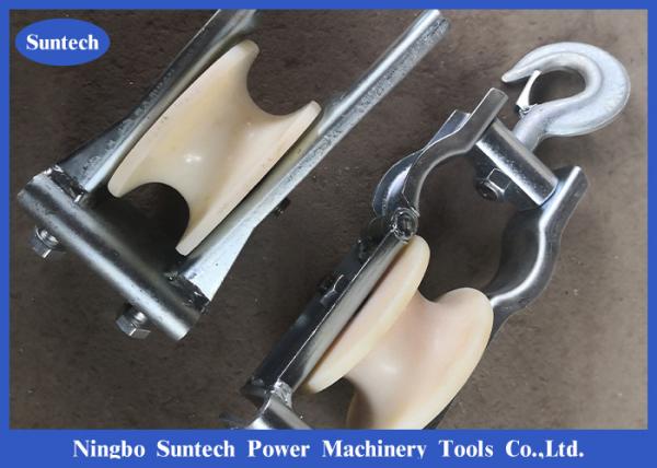 Conductor Stringing Swivel Pulley Block Dual Use In Site