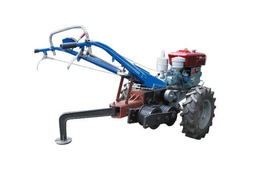  China Double Drum Compact 15HP Electrical Cable Pulling Tractor Winch supplier