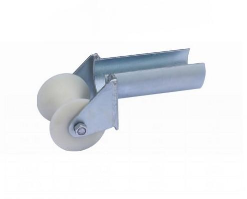  China Electrical Bellmouth Split Lock 80mm Cable Roller For Pulling Cables supplier