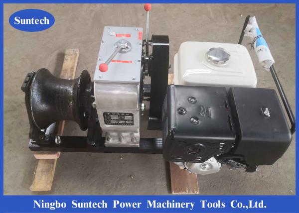 Fast Speed Belt Drive Cable Winch Puller For Wire Pulling