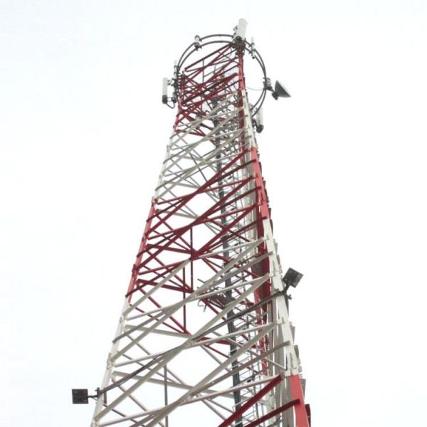  China Galvanised 220kv Lattice Structure Transmission Tower For Communication supplier