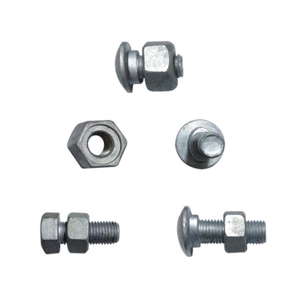 thumbnail image 2 of 50 Pcs 3/8-16 X 6" Carriage Bolts & Nuts | Hot Dipped Galvanized Steel | Heavy Duty 2 of 14