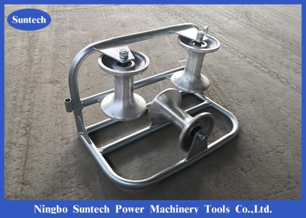  China Galvanized Triple Aluminum ISO Cable Corner Roller supplier