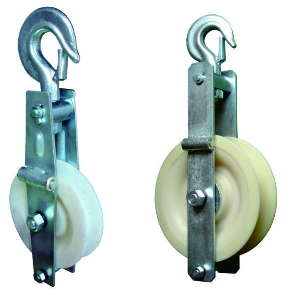 Grounding Wire Cable Pulling Pulley Conductor Stringing Blocks