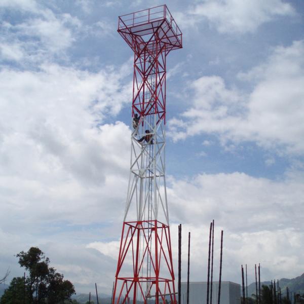  China Gsm Steel Antenna Tower Sst Four Legged Angular Mobile Q355B supplier