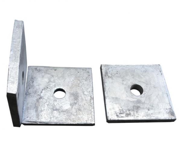  China Hardware Accessories Carbon Steel High Quality Square Washers For Pole Mounting supplier