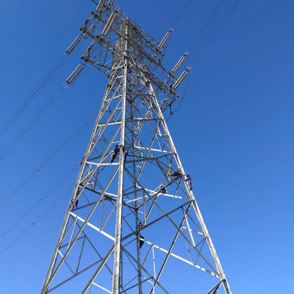  China HDG Angle Steel 132KV Electric Transmission Line Tower supplier