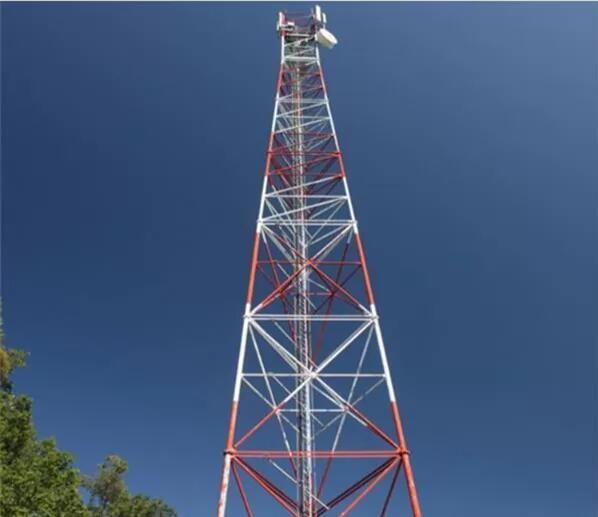 HDG Telecommunication Q235B Q355B Steel Tubular Tower