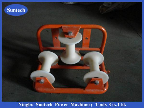 Heavy Duty Galvanized Triple Corner Small Cable Roller 10KN