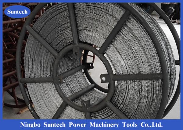 Hexagon Galvanized Anti Twist Wire Rope Weave Steel Non Rotating Pilot Wire Rope