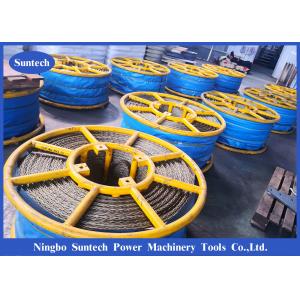  China Hexagon Galvanized Cable Pulling Device With 6 Squares Anti Twist Pilot Wire Rope supplier