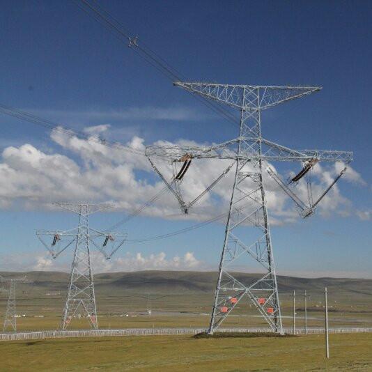 High Quality Transmission Line Construction Site Electric Steel Tower
