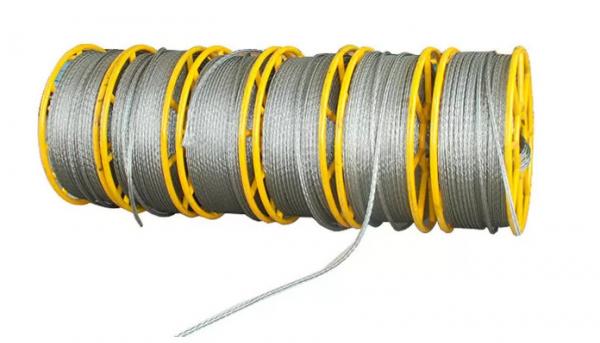 High Strength Anti Twist Wire Rope , Steel Wire Rope Cable With Hexagon For Pilot Rope