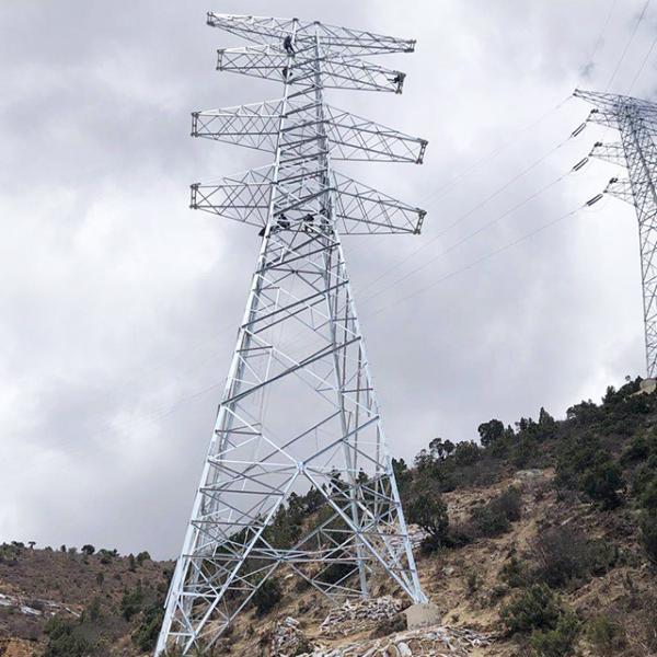 High Wind Tolerance Lattice Q355 Q255 Angle Steel Tower