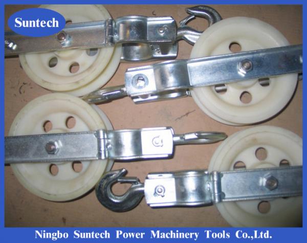  China Hook Style SHD Model Nylon Sheave Transmission Line Conductor Stringing Block supplier
