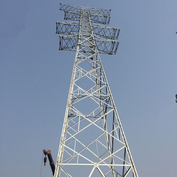 China Hot Dip Galvanized Q345B Q235B Lattice Transmission Line Tower supplier