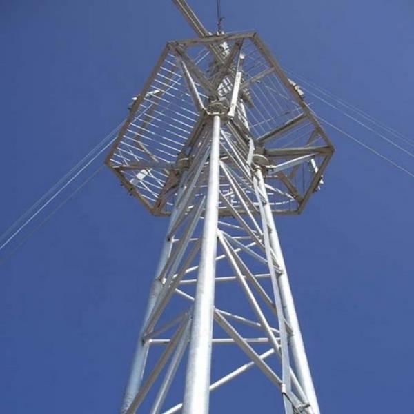 ISO9001 Self Supporting Lattice Q345 Q235 GSM Antenna Tower