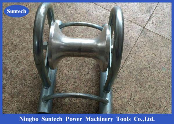 ISO Aluminum Alloy Straight Line Grounding Cable Spool Roller Steel Cable Roller
