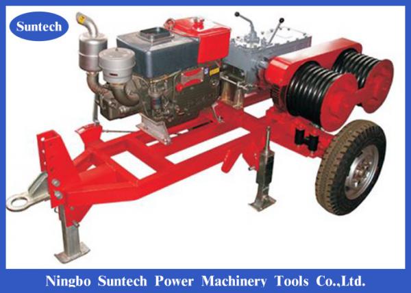  China JJCS-50 Tower Erection Diesel Engine Powered Cable Winch Puller supplier