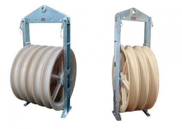  China Large Diameter Conductor Cable Pulling Stringing Block MC Nylon supplier
