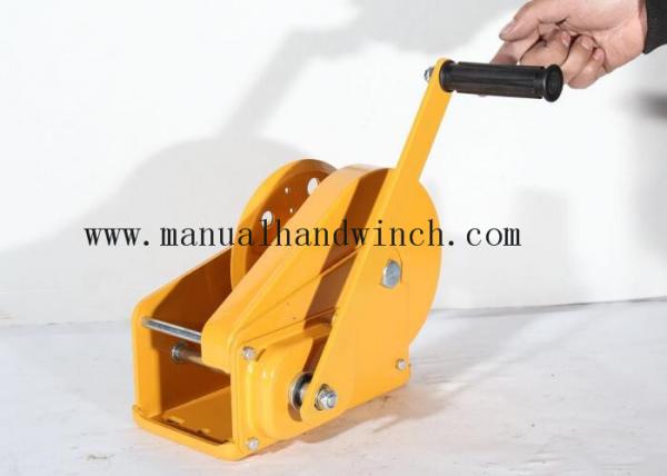  China LDE1800N 1800lbs Hand Crank Winch With Automatic Brake supplier