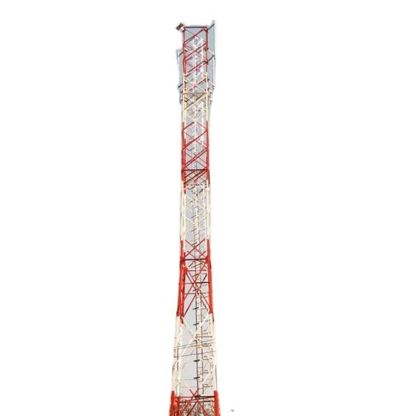  China Monopole Communication Guyed Mast Steel Tower 20m High supplier