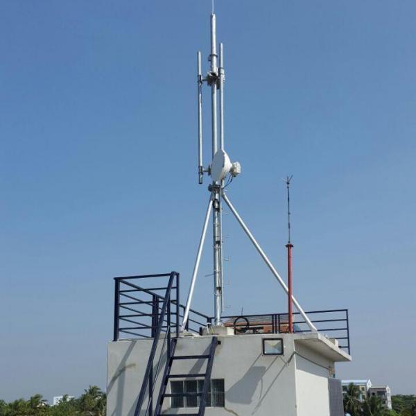  China Monopole Self Supporting Hdg Telecommunication Steel Tower Tubular supplier