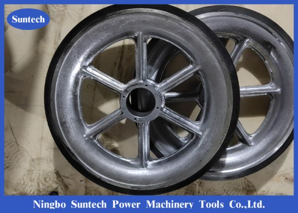 Neoprene Lined Conductor Stringing Sheave Pulley Block Aluminum Wheels