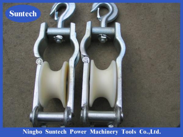  China Nylon Wheel Crossarm Mounted Universal Stringing Block supplier
