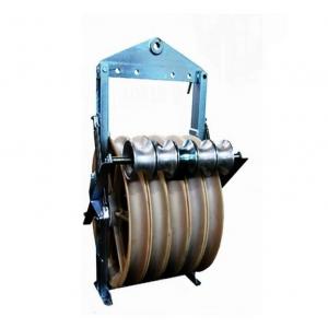  China OEM Stringing Power Cable Pulley Block With Grounding Roller supplier
