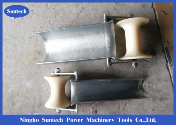  China Orifice Type Bellmouth Roller 10KN Cable Pulling Tools supplier