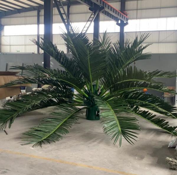  China Palm Tree Camouflaged Steel Monopole Tower ASTM A123 Galvanized supplier