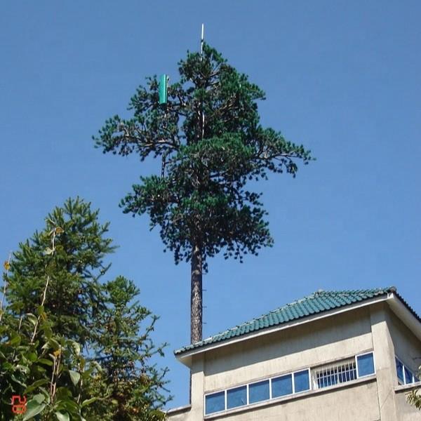  China Pine Tree Camouflaged Steel Monopole Tower For Telecommunication supplier